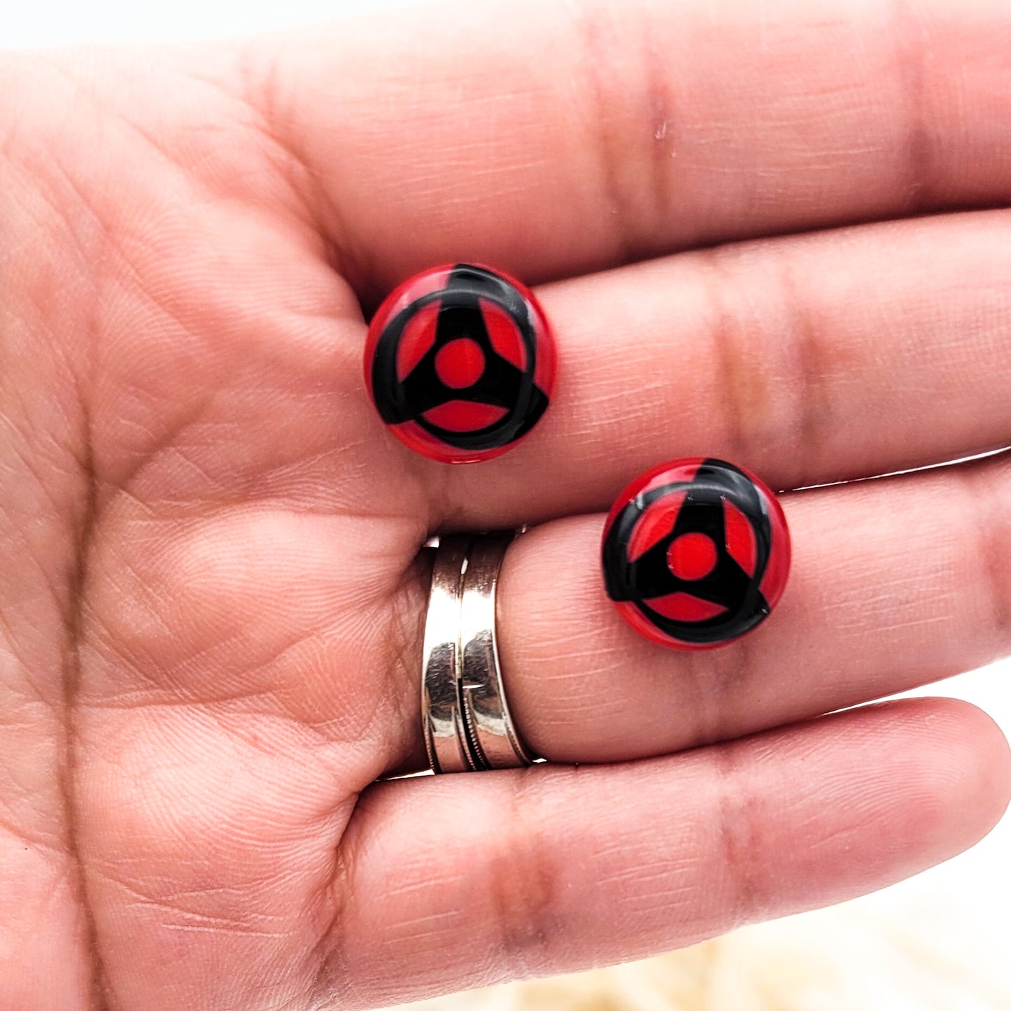 Naruto Studs/Sharingan Eyes